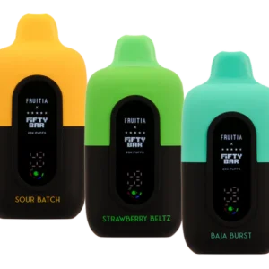 FRUITIA X Fifty Bar 20K Sampler – Explore the Ultimate Fifty Bar Vape Flavors Experience